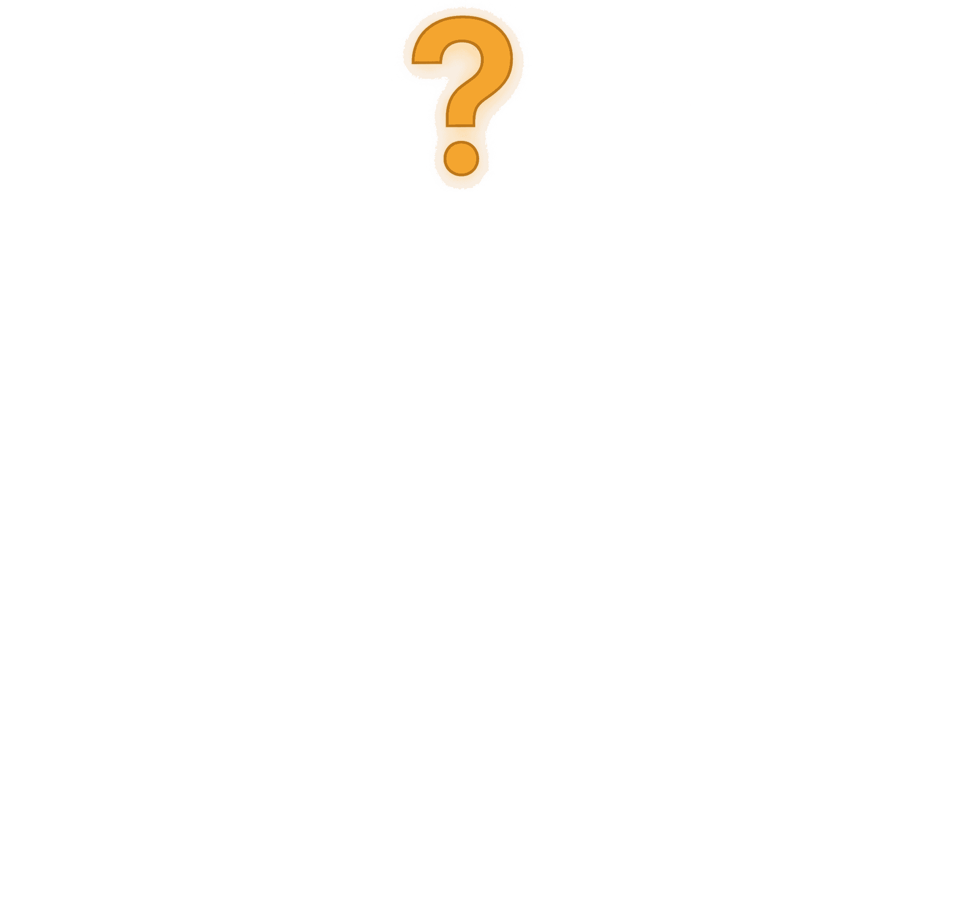 A large question mark over the reports, asking whether the results are real